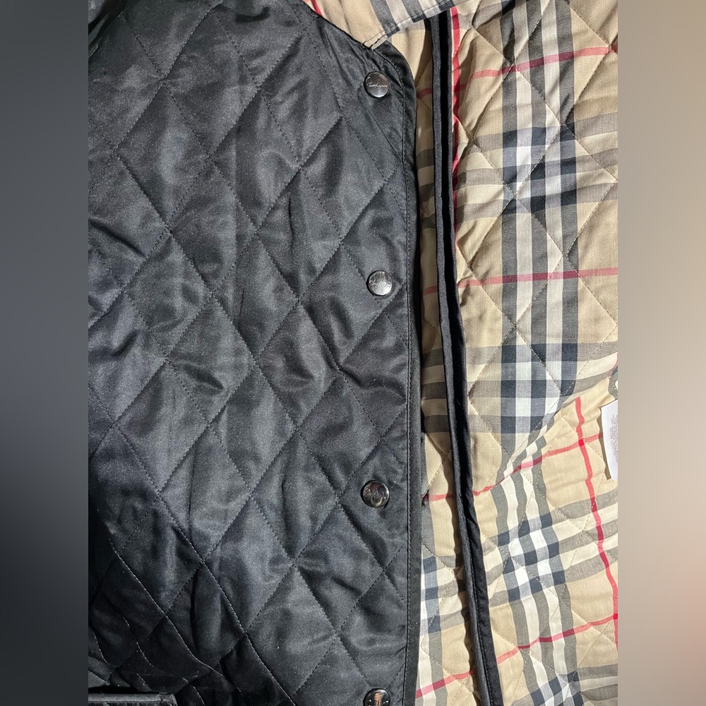 Burberry Black Quilted Utility/Barn Jacket - circa 2k- - Picture 7 of 9